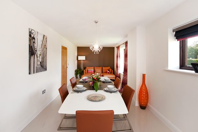 dining room at Botany barns